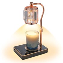 3D Glass Pluggable Fragrance Warmer Plug-in Wax Melt Warmer For Bedroom Hotel 