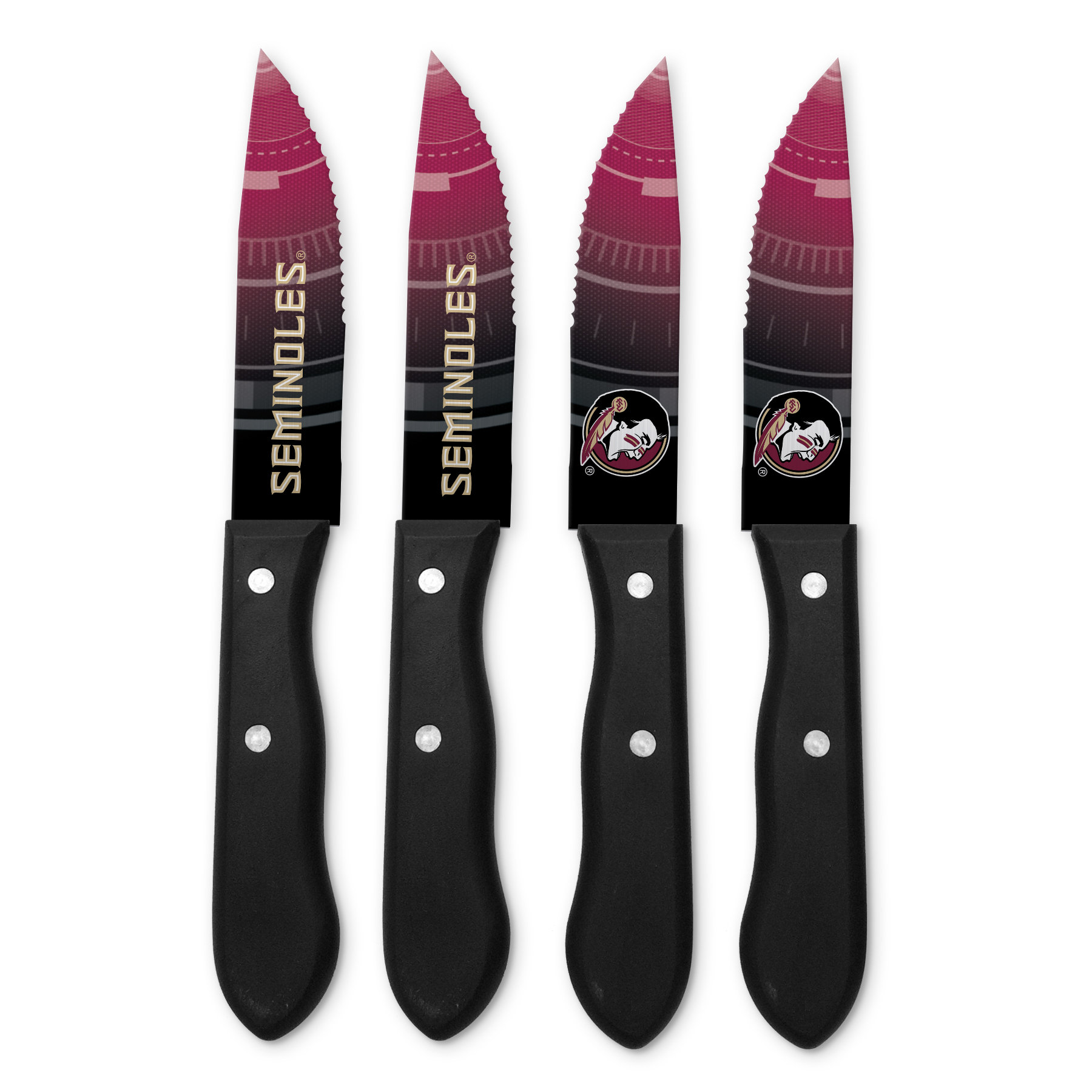 The Sports Vault Corp. 4 Piece Stainless Steel Steak Knife Set Wayfair