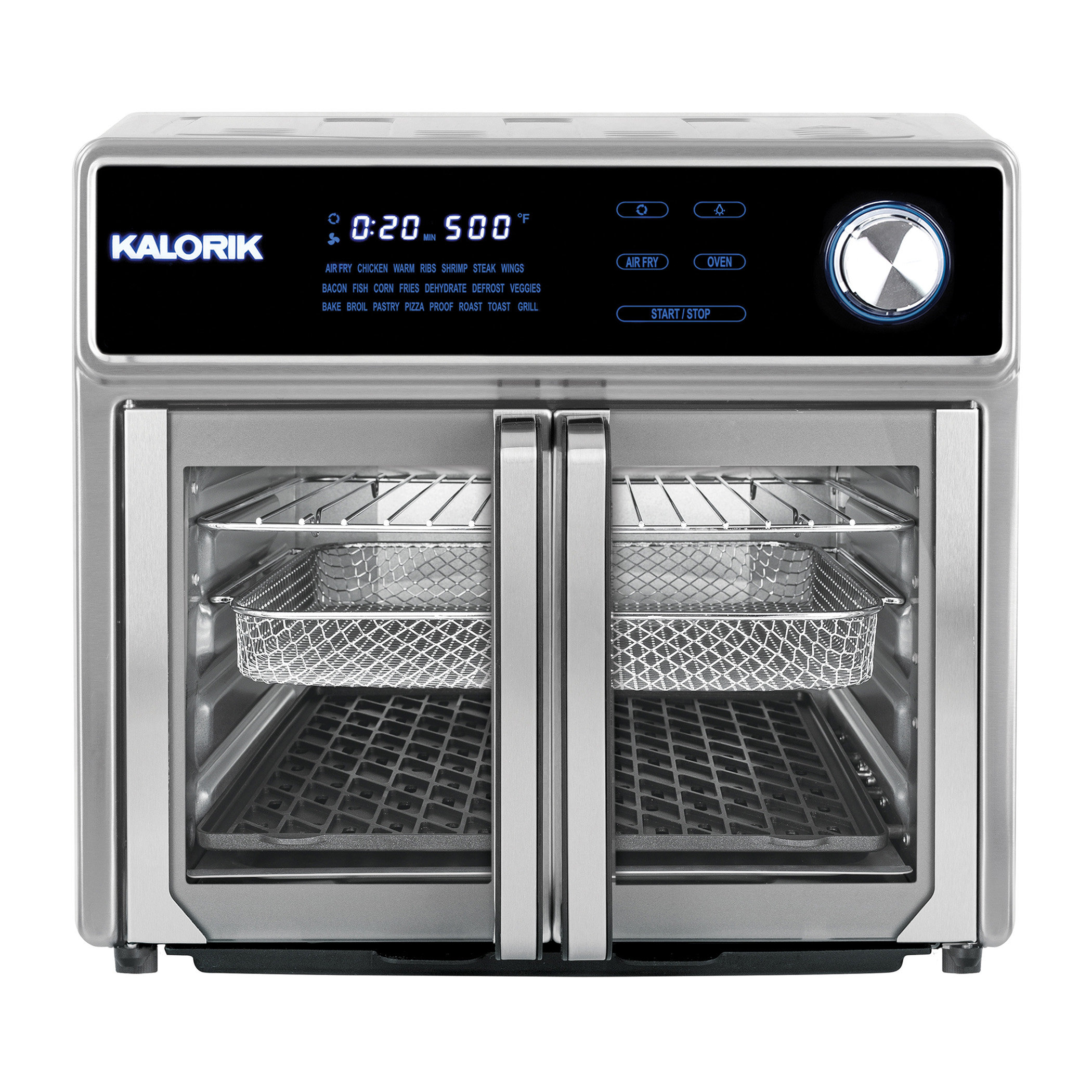 kalorik maxx 25 litre digital air fryer toaster oven