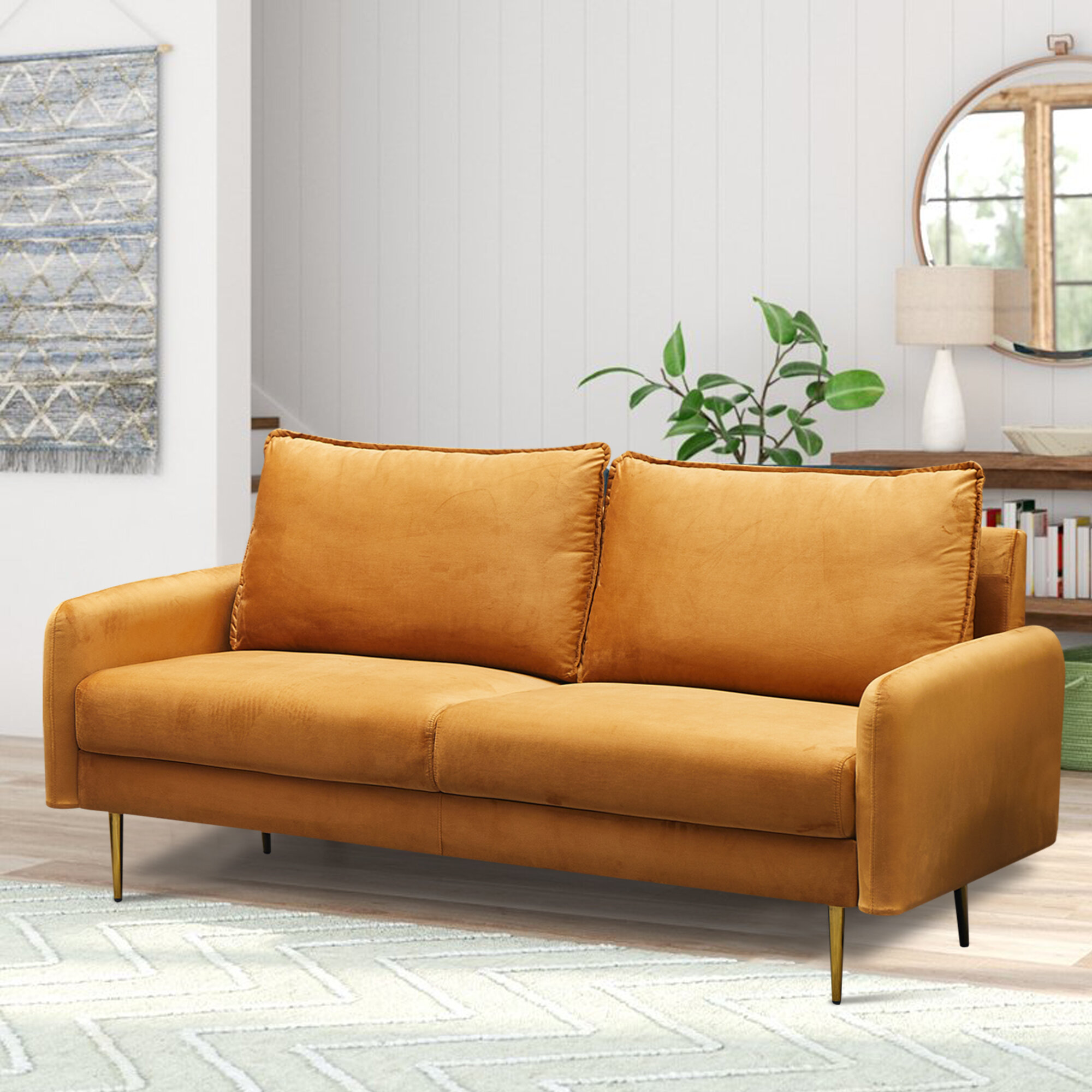 Kader blok Expliciet Everly Quinn Karamba 69'' Upholstered Sofa | Wayfair