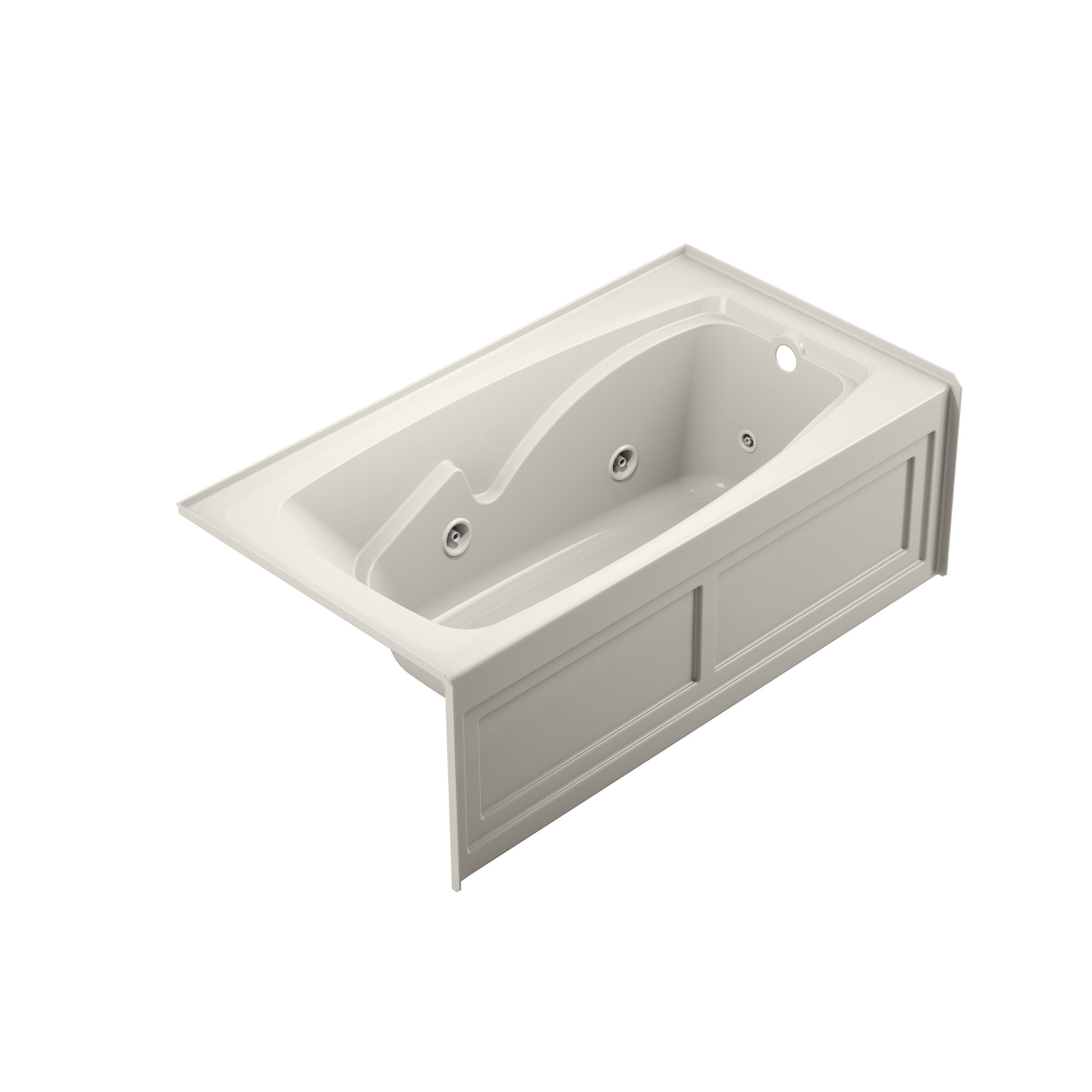 JACUZZI® Cetra® 60" x 32" Alcove Whirlpool Acrylic Bathtub & Reviews ...