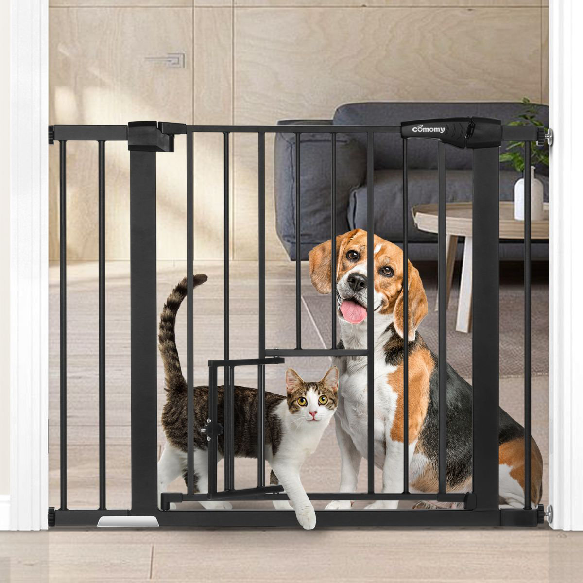 insma Wall Mounted Pet Gate & Reviews Wayfair