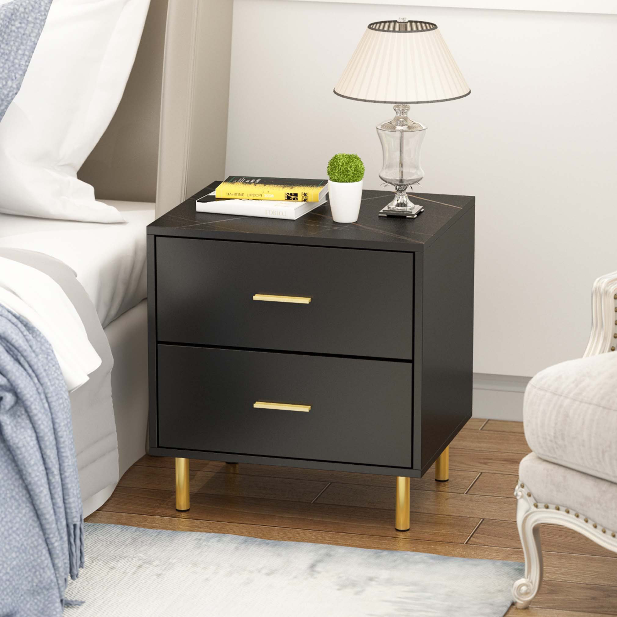 Oliver Charolotte Manufactured Wood Nightstand Wayfair