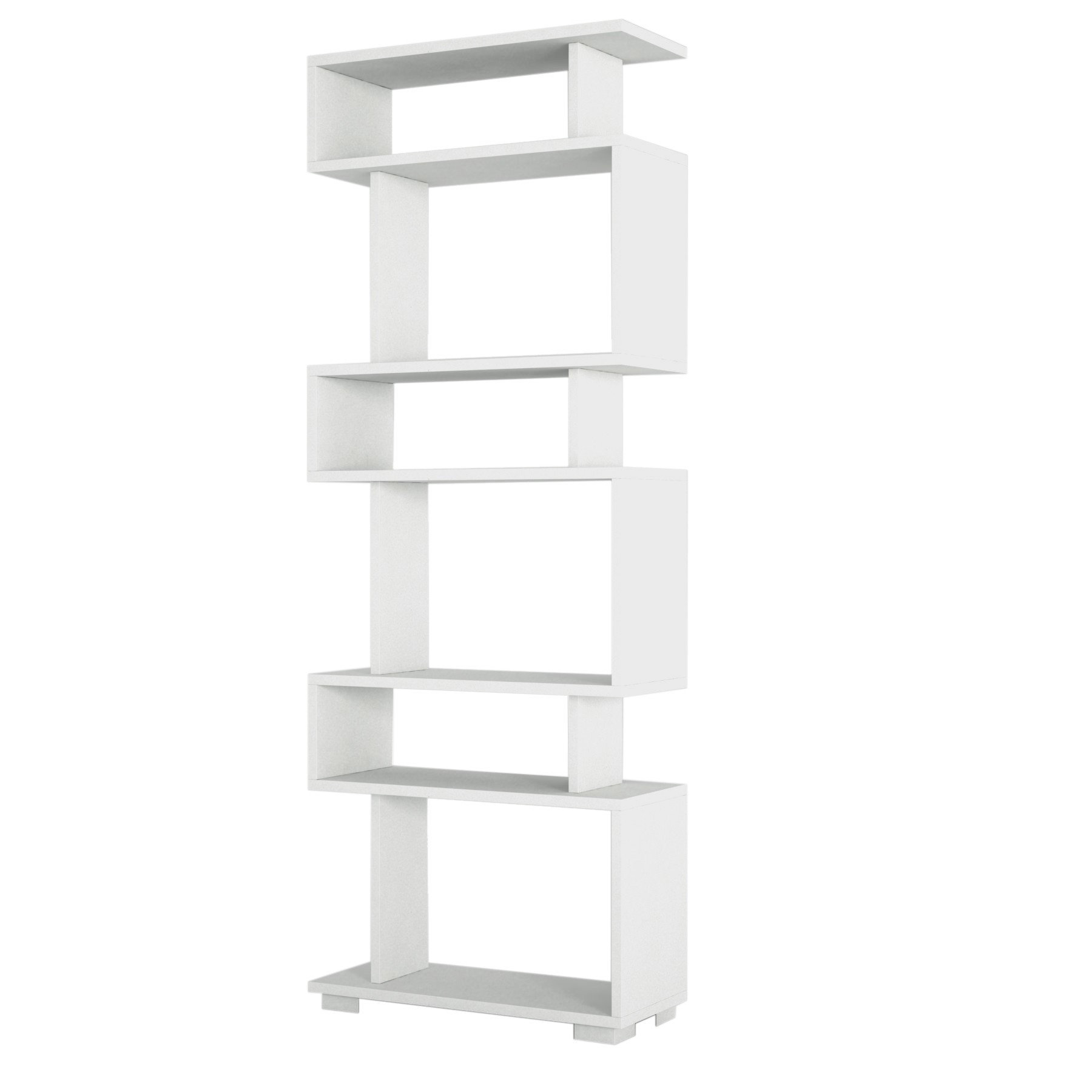 Latitude Run® Surat 65'' H x 23.6'' W Geometric Bookcase Wayfair