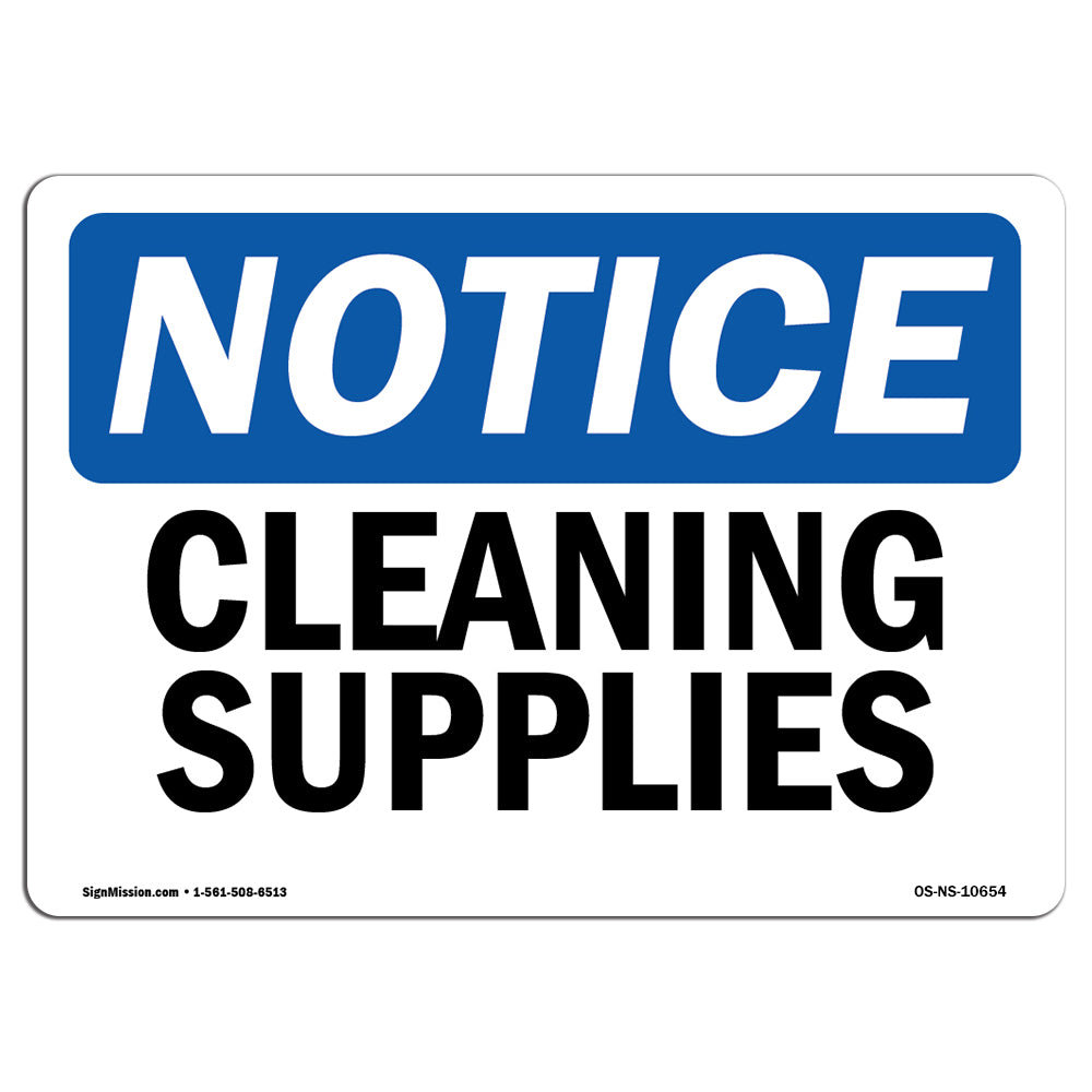 SignMission Cleaning Supplies Sign Wayfair