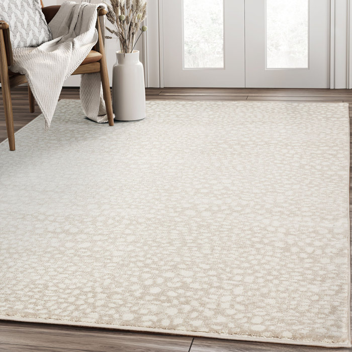 Dakota Fields Performance Cream Rug & Reviews | Wayfair