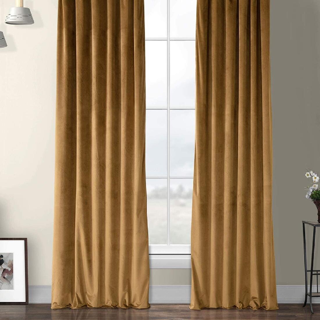 Everly Quinn Henly Polyester Blackout Curtains / Drapes Panel | Wayfair