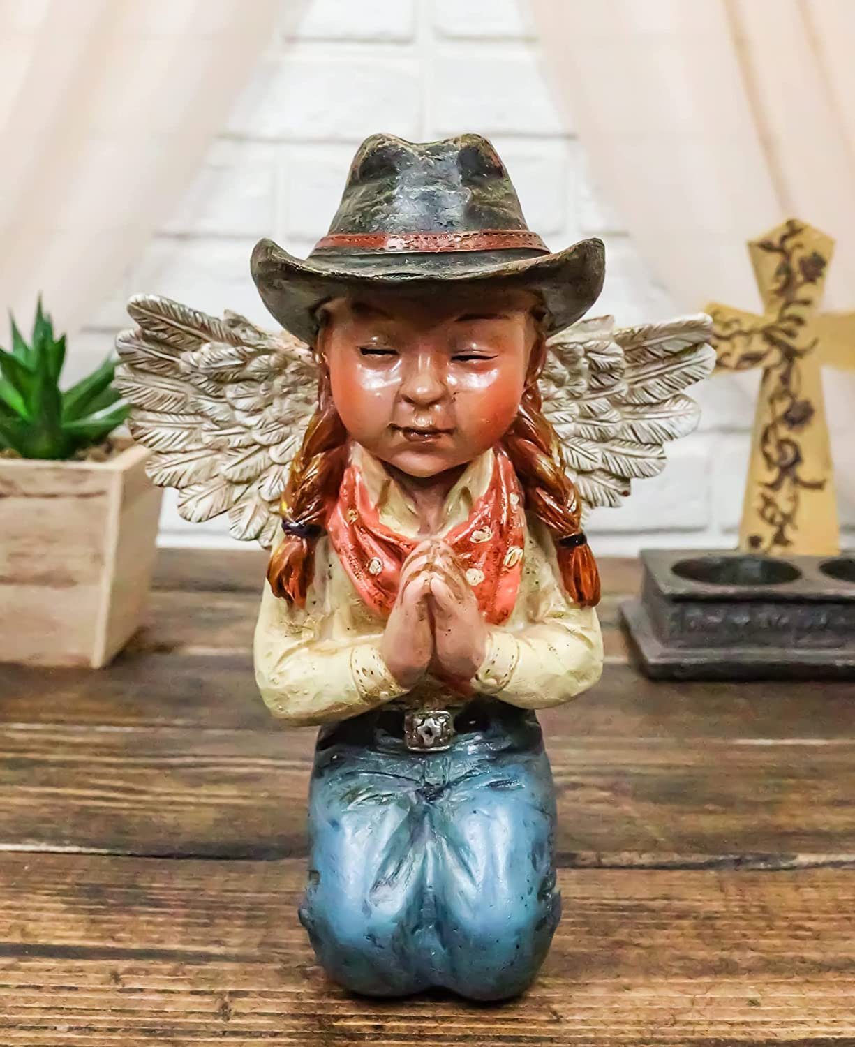 Figurine Western Cowgirl Résine 1/24 - Kit Non Assemblé Non Peint - Médusa 2026