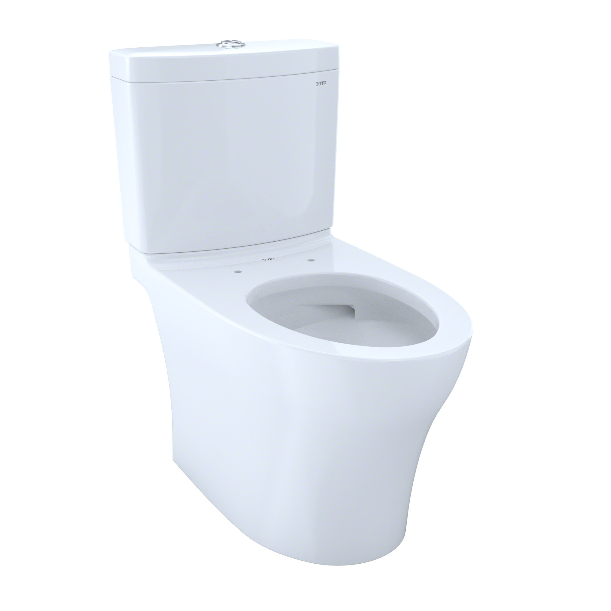 TOTO Aquia® IV Dual Flush Elongated TwoPiece Toilet with CeFiONtect
