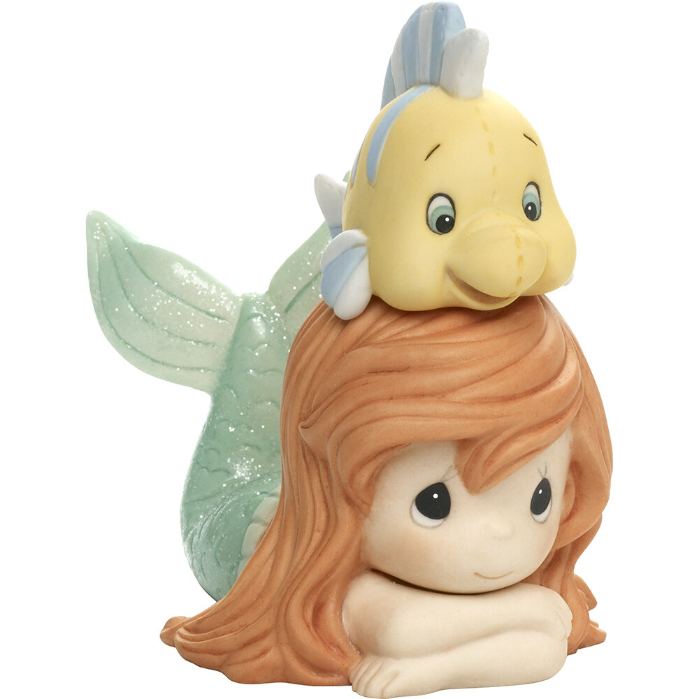 Precious Moments Disney Showcase Life Is Better With A Good Friend the  Little Mermaid and Ariel Figurine & Reviews | Wayfair