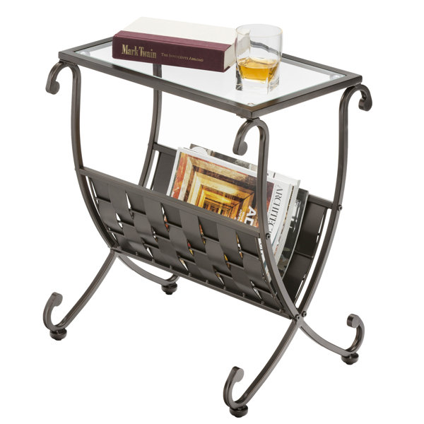 Chairside-magazine-holder-table | Wayfair