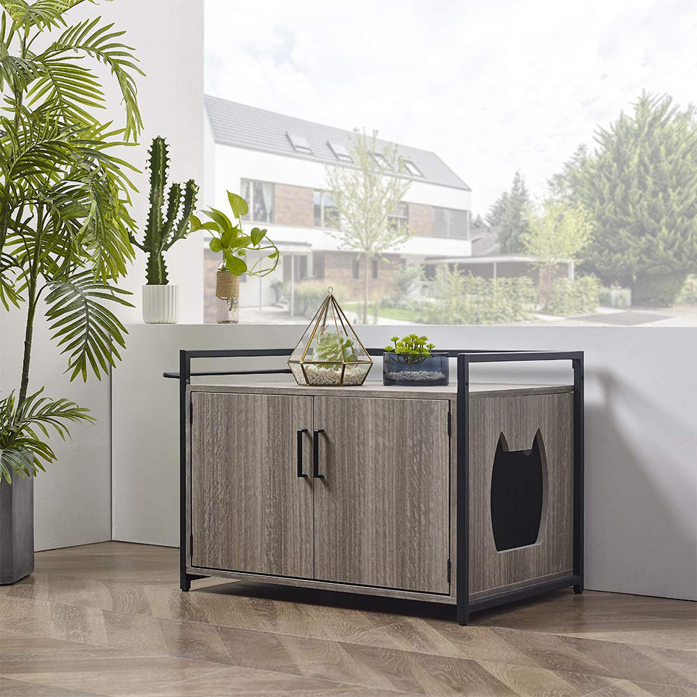 unipaws Wood Wood Litter Box Enclosure & Reviews Wayfair