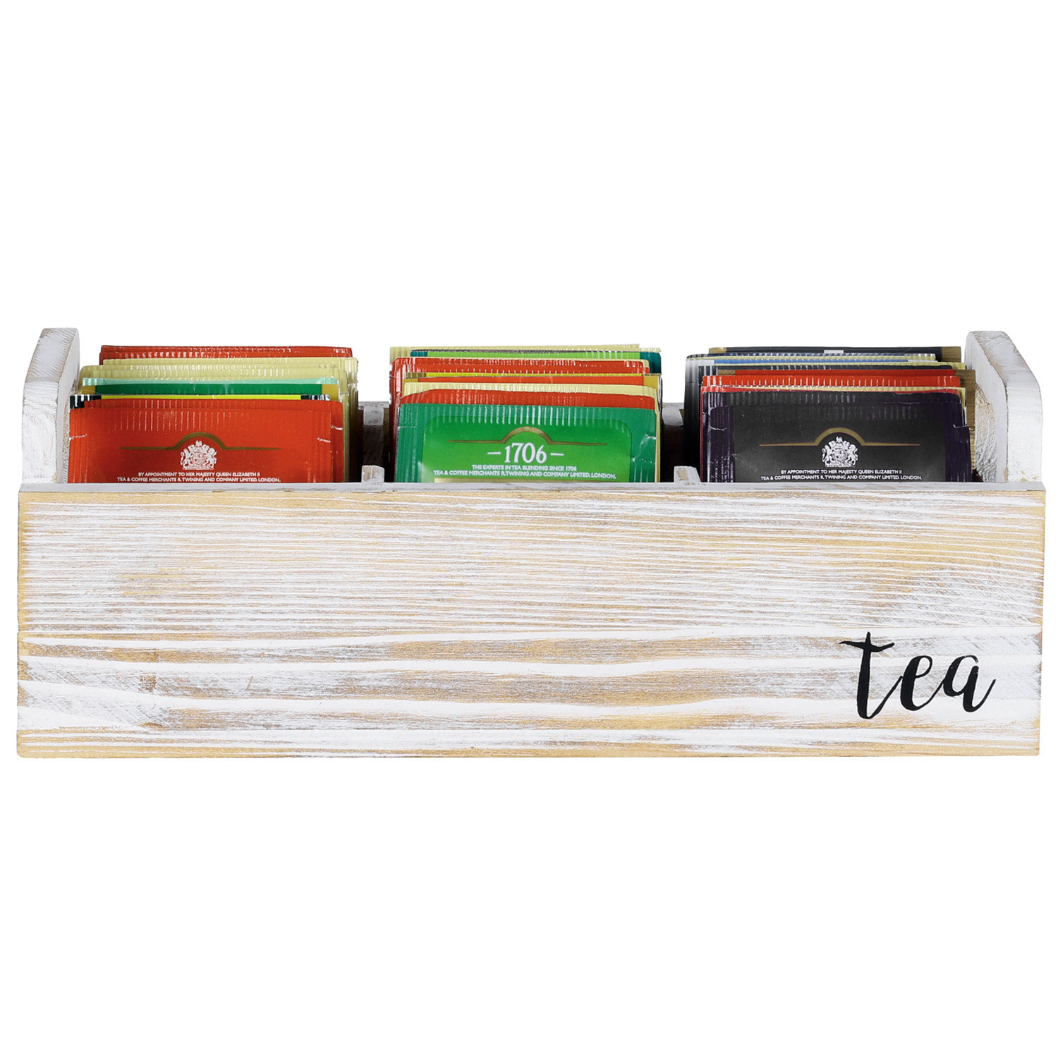 MyGift Decorative Tea Bag Storage Box Organizer Wayfair