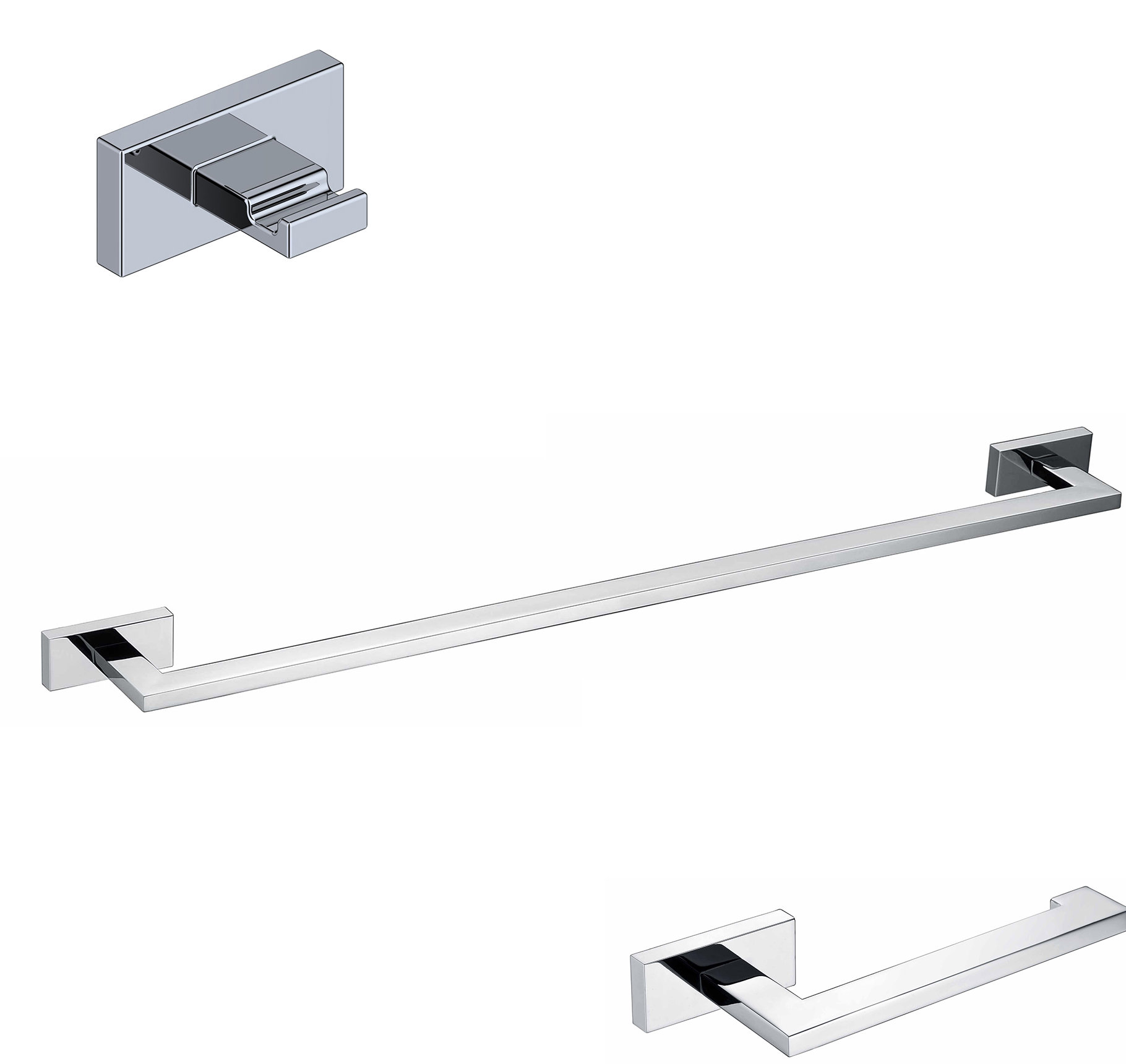 WS Bath Collections Riva 3 - Piece Bathroom Hardware Set | Wayfair