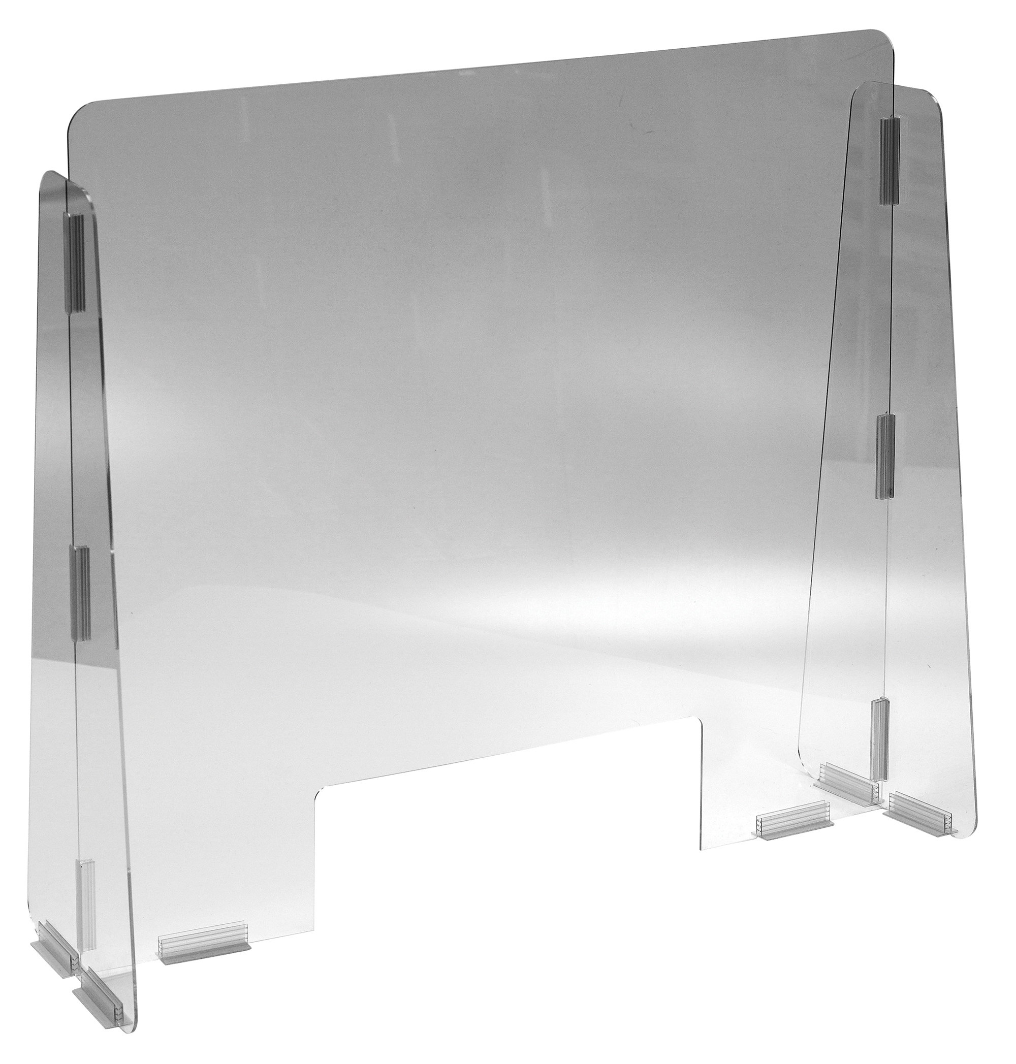 Vestil CG1PBAC06 Cashier Guard 31x281/8 Polycarbonate 15x5 Slot