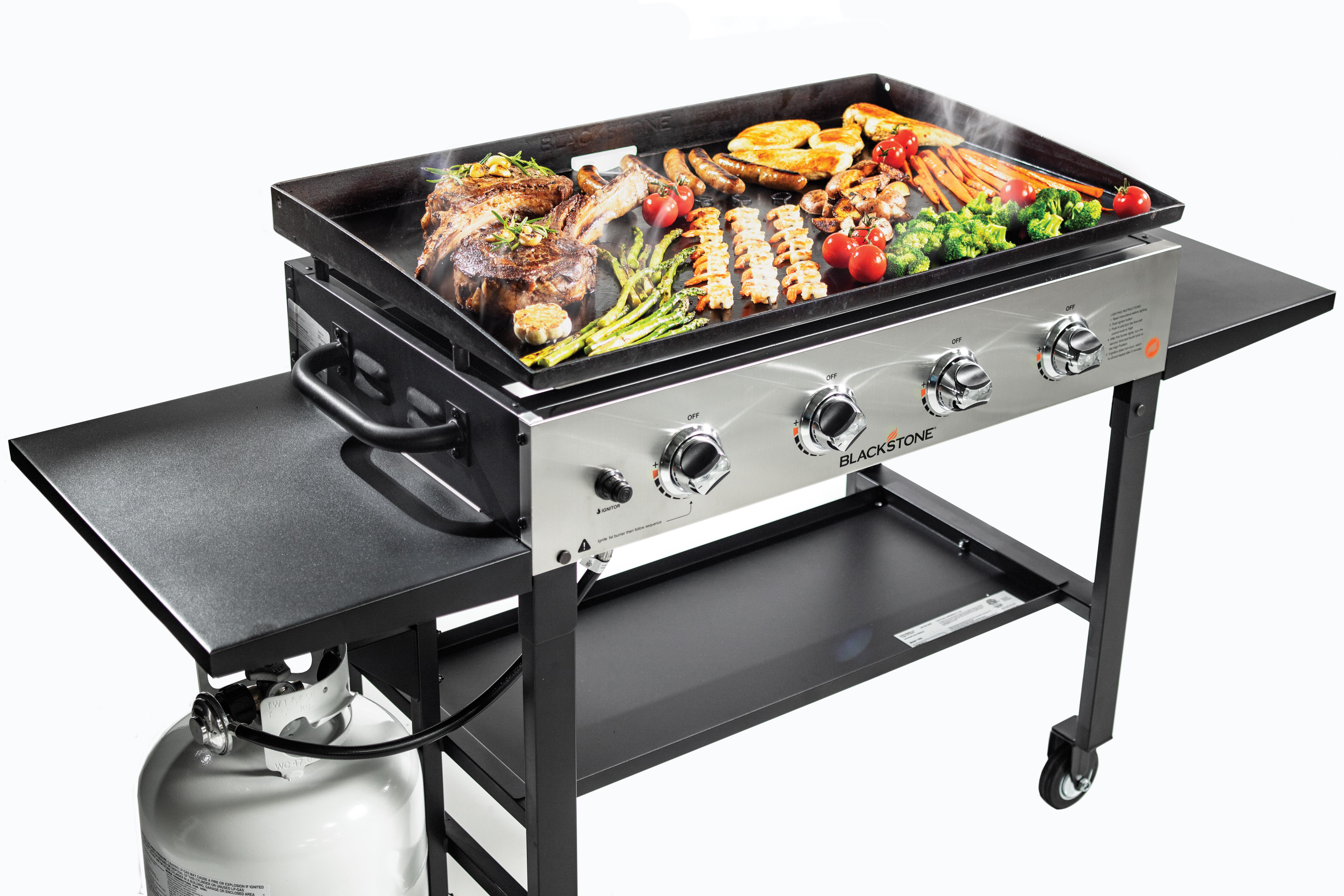 blackstone four burner flat top grill
