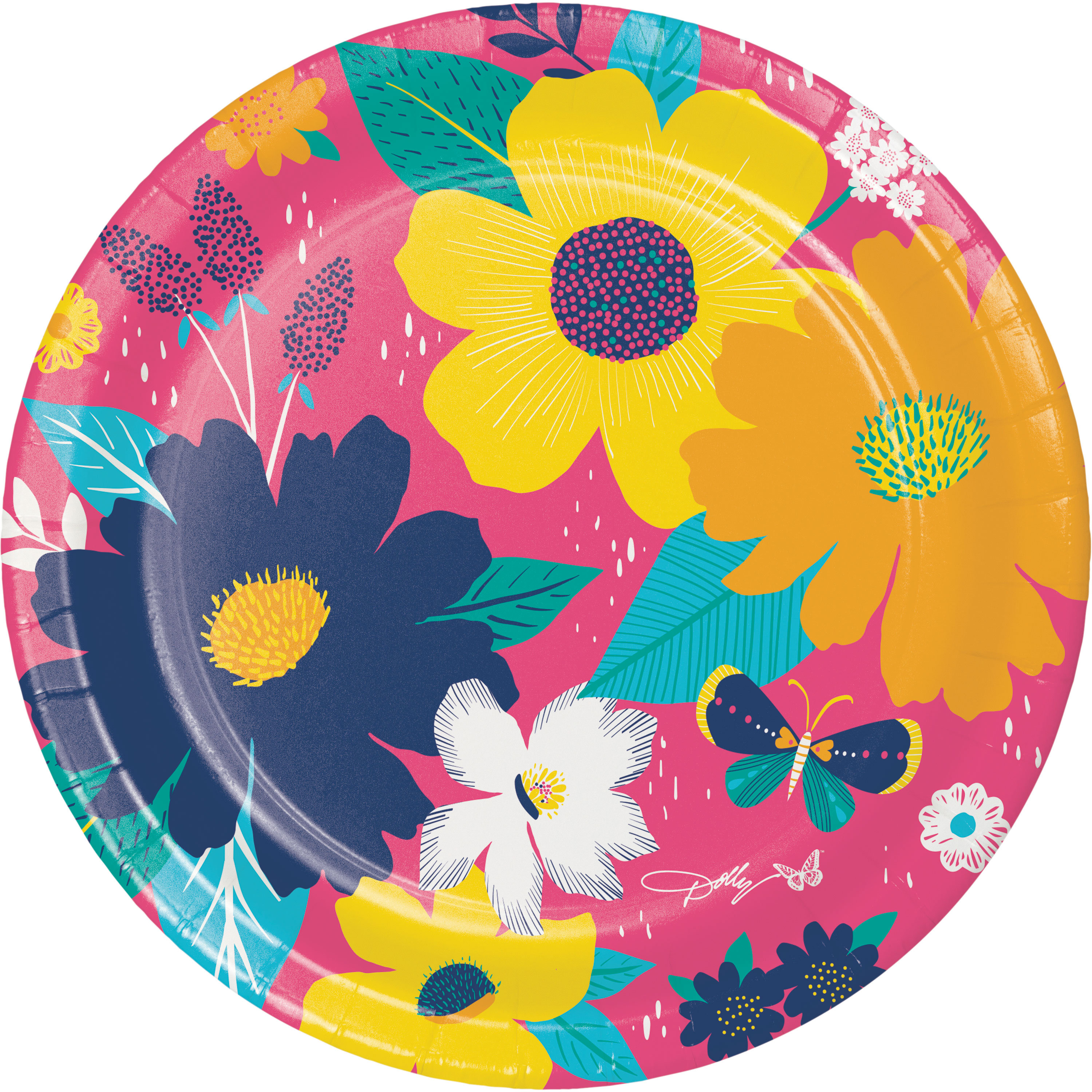 Creative Converting Dolly Parton Blossoming Beauty Dessert Plates, 24