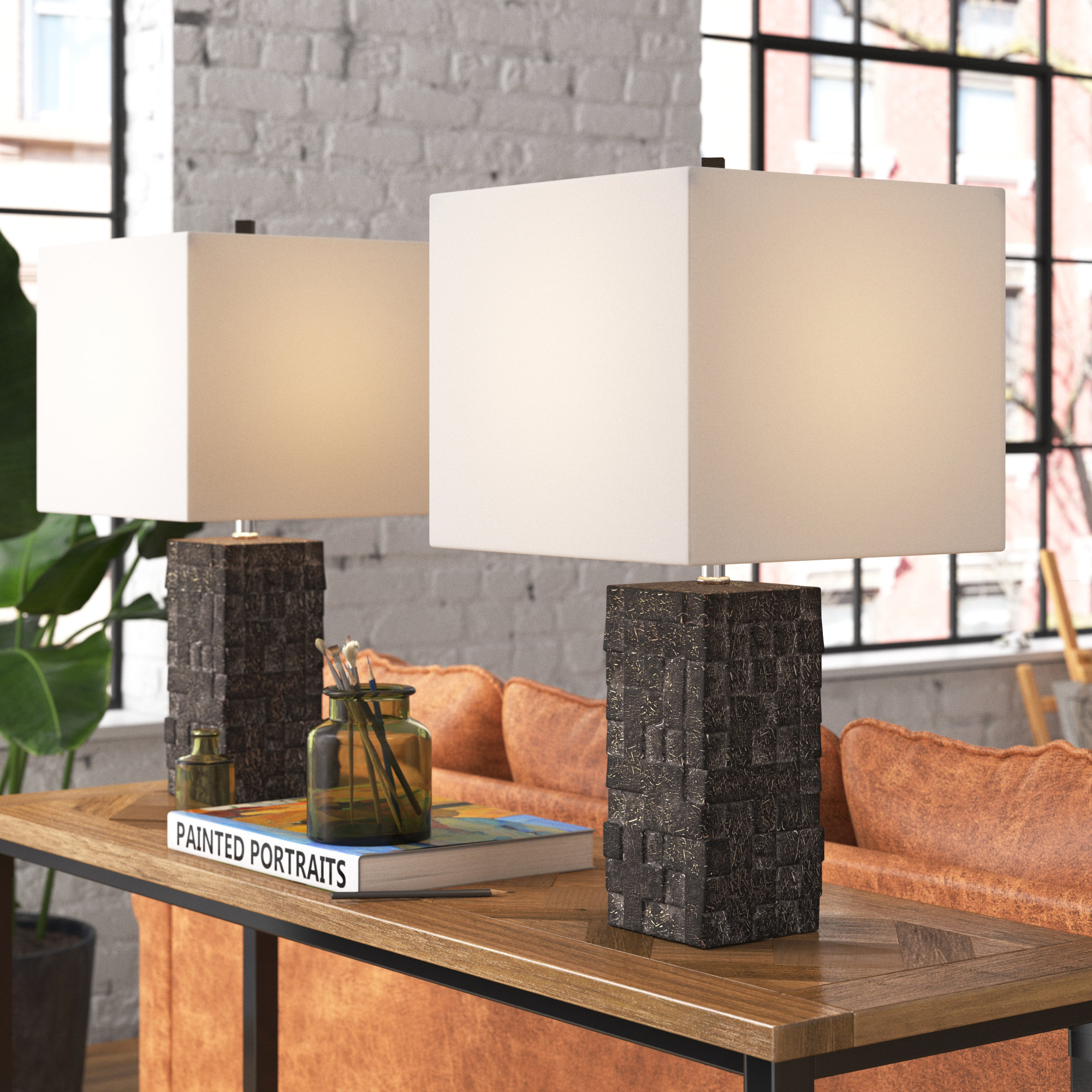 Steelside™ Adele Table Lamp & Reviews Wayfair