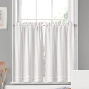 Door Window Cafe Home Decor Shop Net Curtains Ruffled Partition 4 Sizes Lace FS 