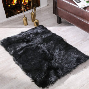 Natural Sheepskin Rug Real Eco Pelt Fur Cut Velvet Lambskin Bed Sofa Mat Carpet 