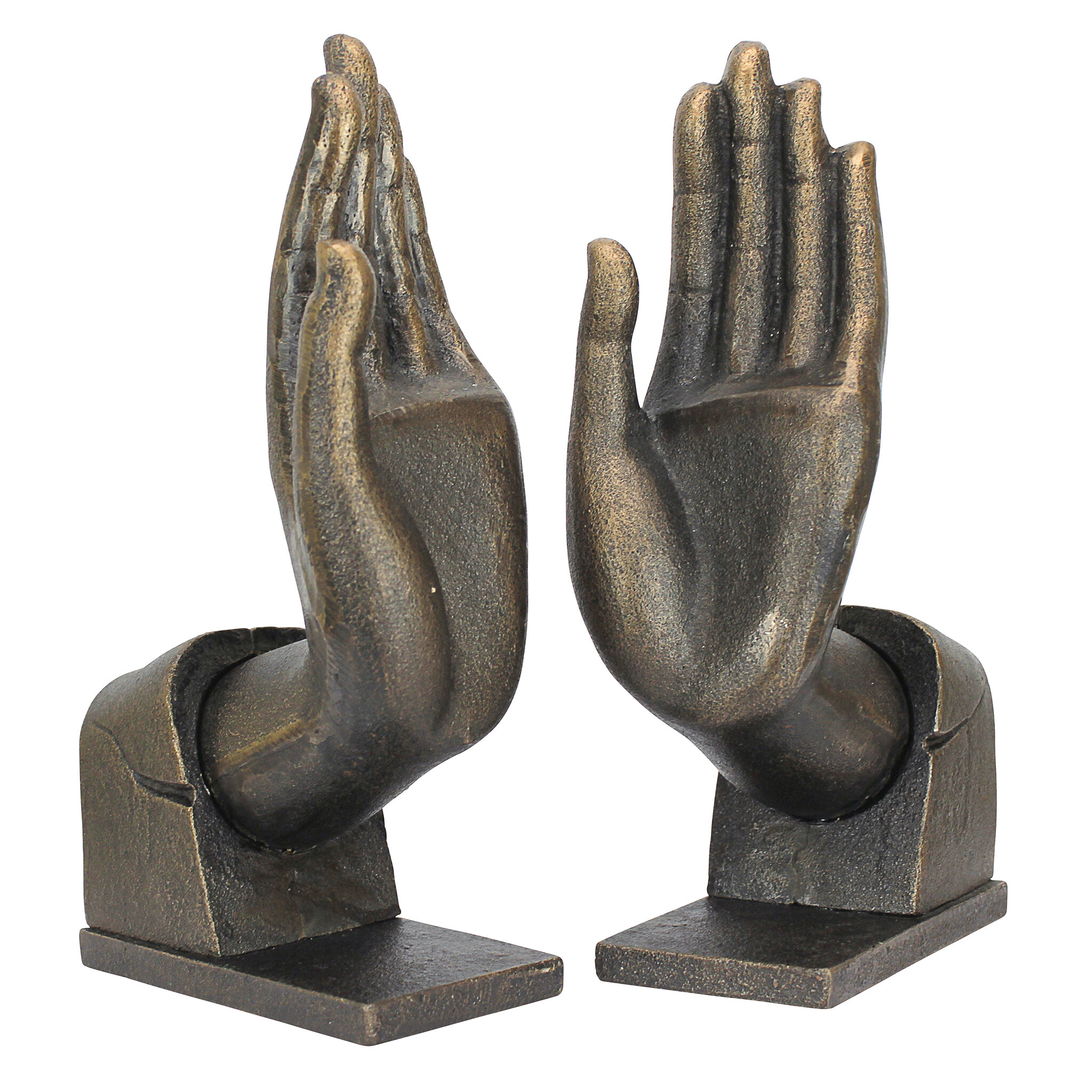 Design Toscano Divine Cast Iron Sculptural Bookends & Reviews | Wayfair