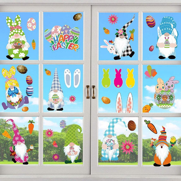 Paster Window The Holiday Aisle® Paster 10 Piece Window Decal Set | Wayfair