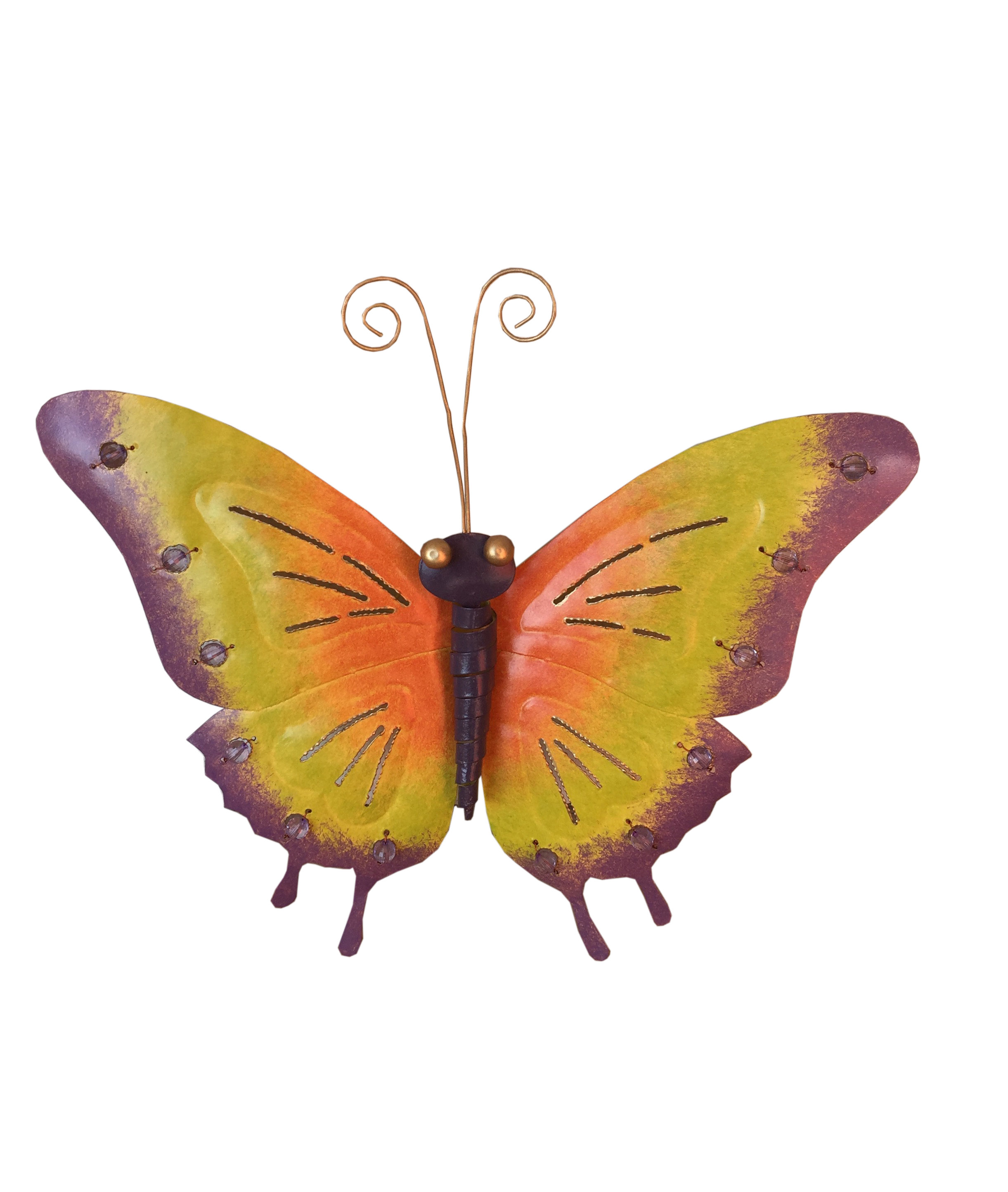 DArt Collection Iron Butterfly Wall Décor Wayfair