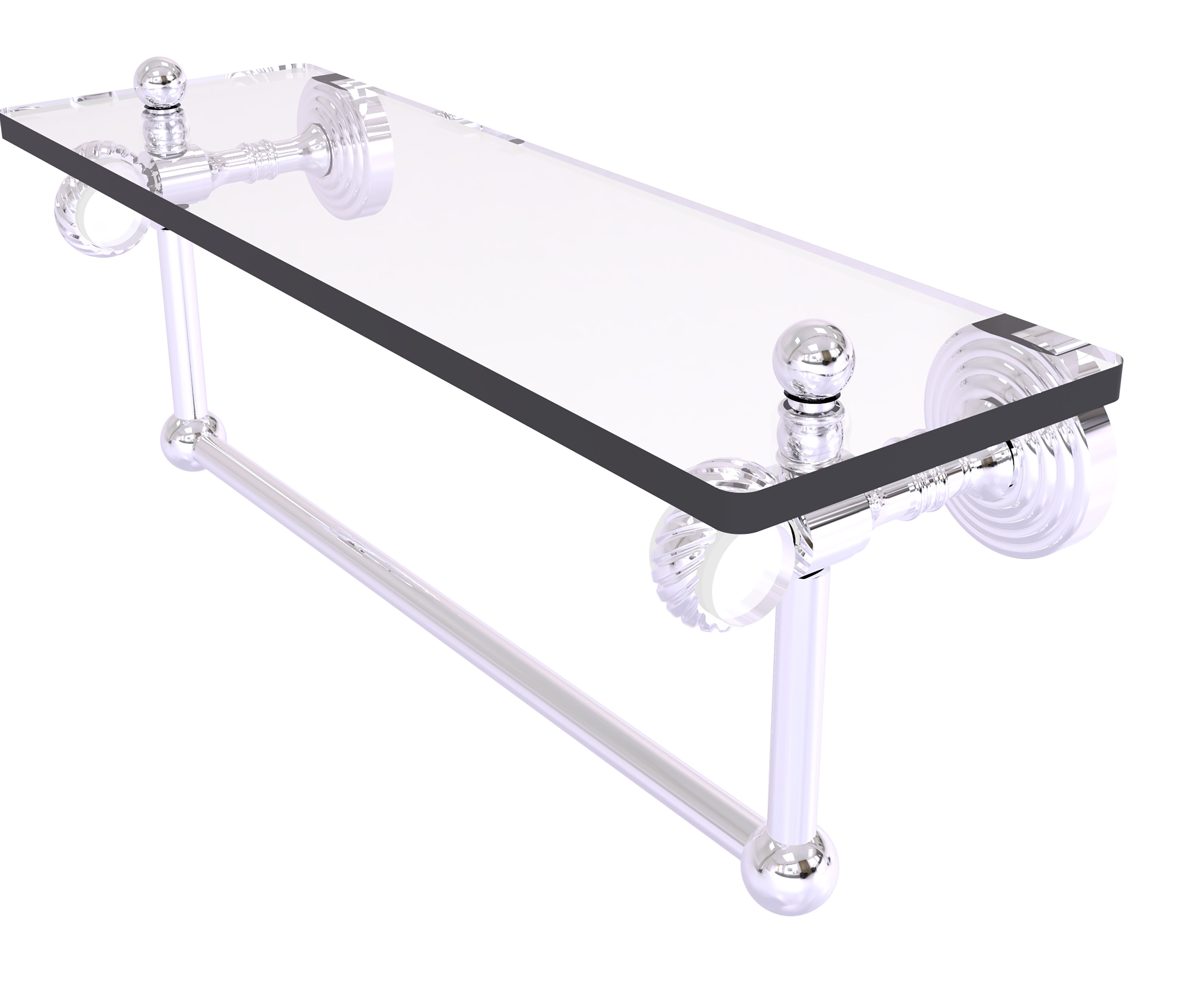 Everly Quinn Jarrell Glass Wall Shelf Wayfair