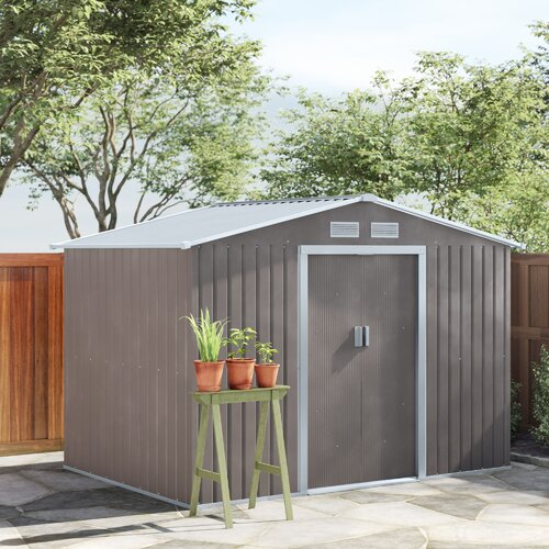 Outsunny Metal Storage Shed & Reviews | Wayfair