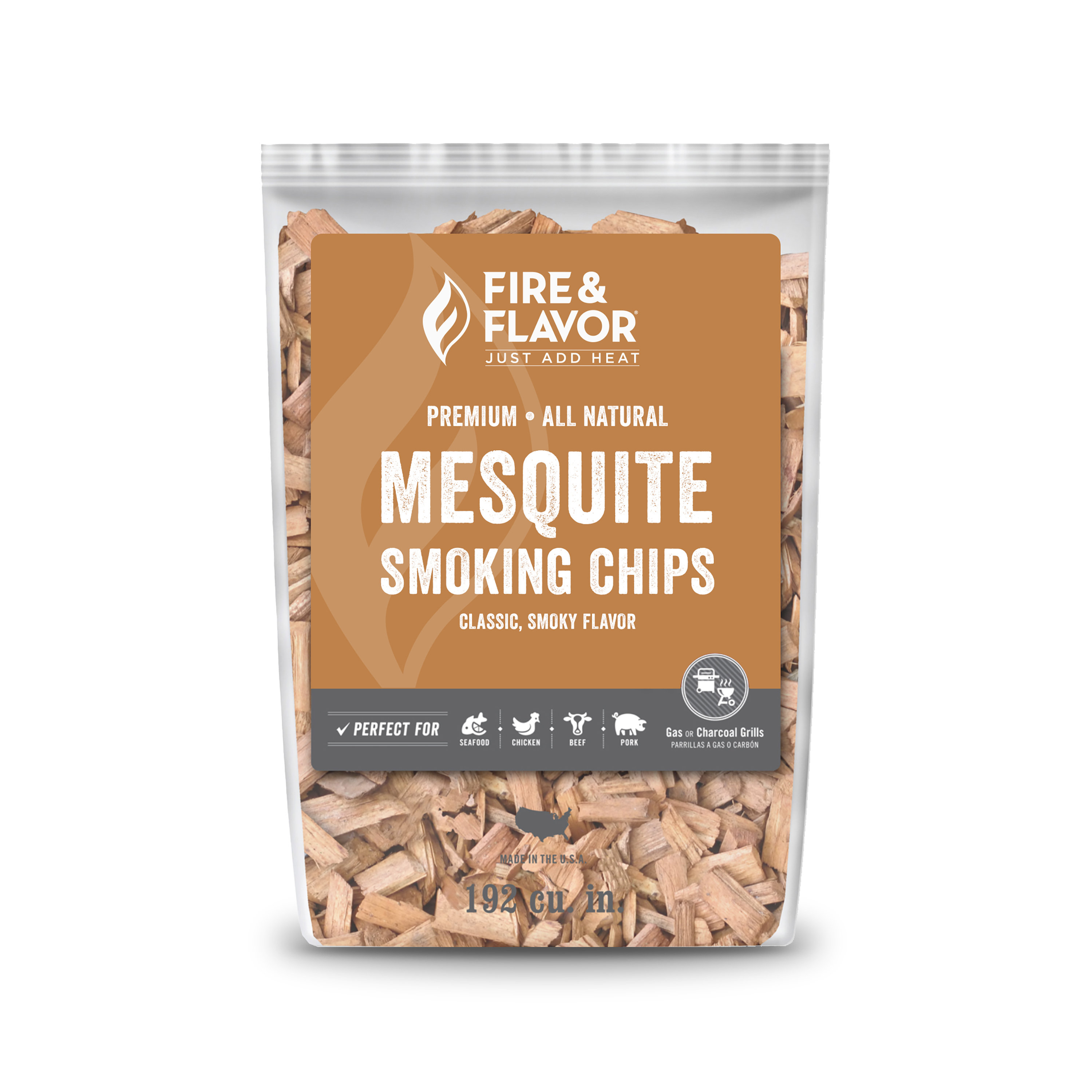 Fire & Flavor Premium All Natural Mesquite Smoking Chips, 2 Pounds Wayfair