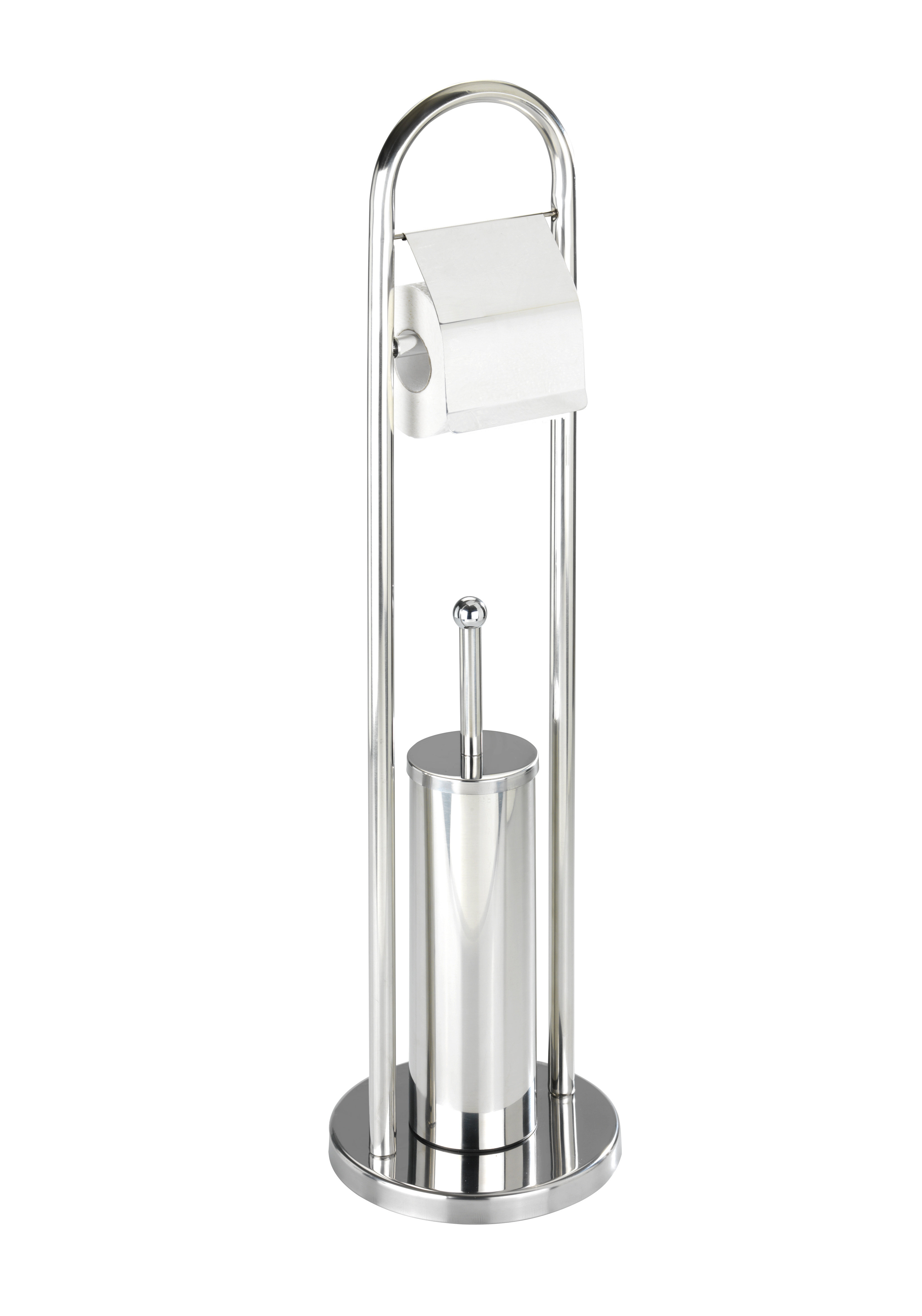 Wenko Bontrager Freestanding Toilet Roll and Brush Holder & Reviews
