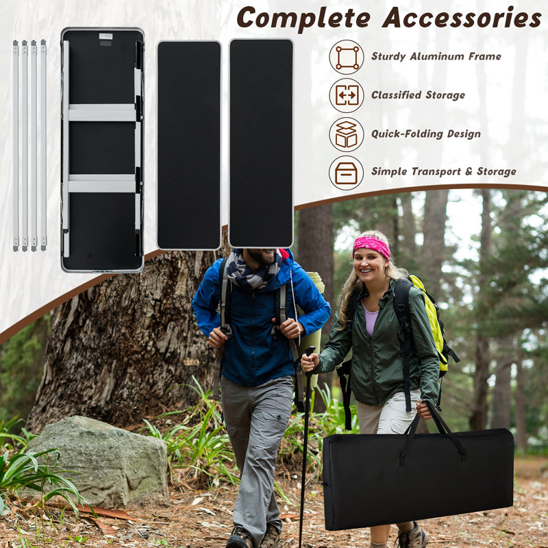 Costway 43.5'' Rectangular Portable Bar Top Riser & Reviews | Wayfair