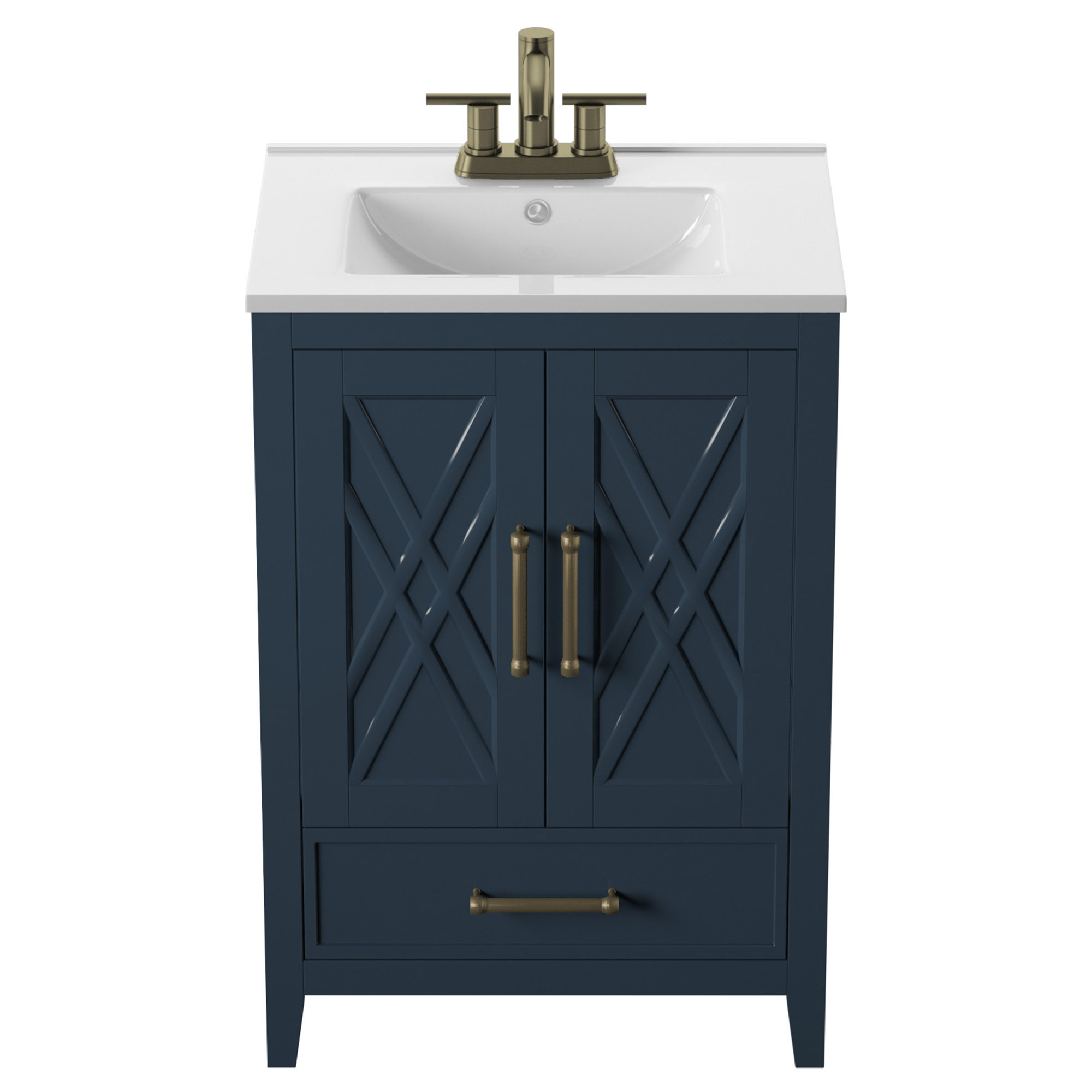 Sand & Stable Brecken 23.88'' Single Bathroom Vanity with Vitreous
