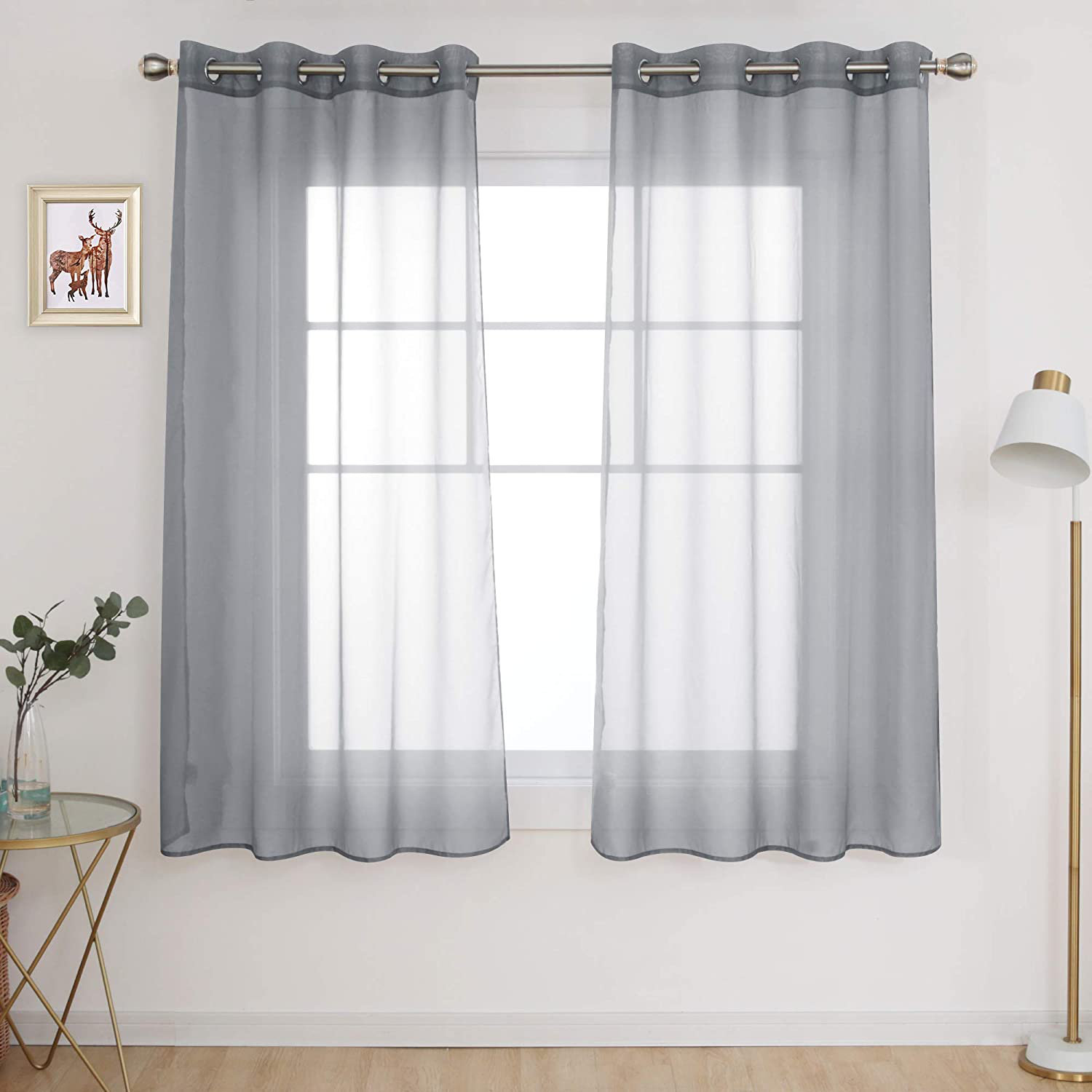 Symple Stuff Doveton Window Treatment Net Curtains Semi Transparent