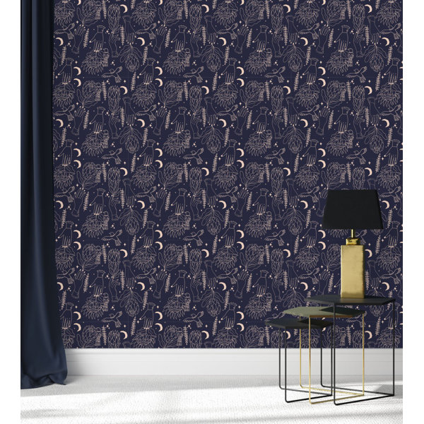 Red Barrel Studio® Kennedie Peel & Stick Floral Wallpaper | Wayfair