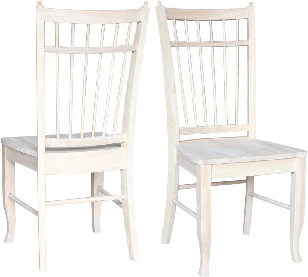 Gracie Oaks PoppyLouise Solid Wood Slat Back Side Chair in White Wayfair