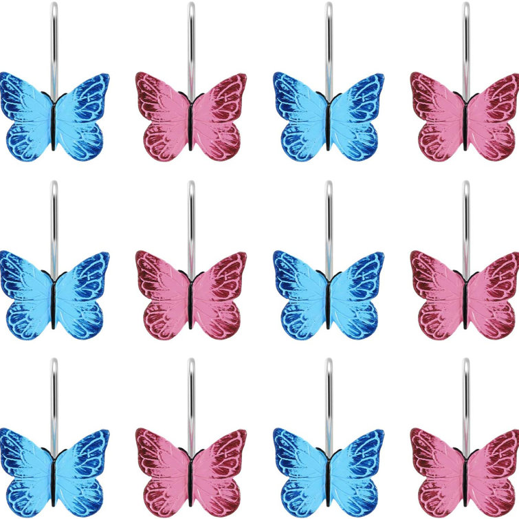 butterfly shower curtain rings
