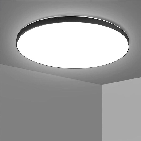 Modern LED 3，4 Light Ceiling Lights Nickel Kitchen Living Bedroom Entrance Lamps 