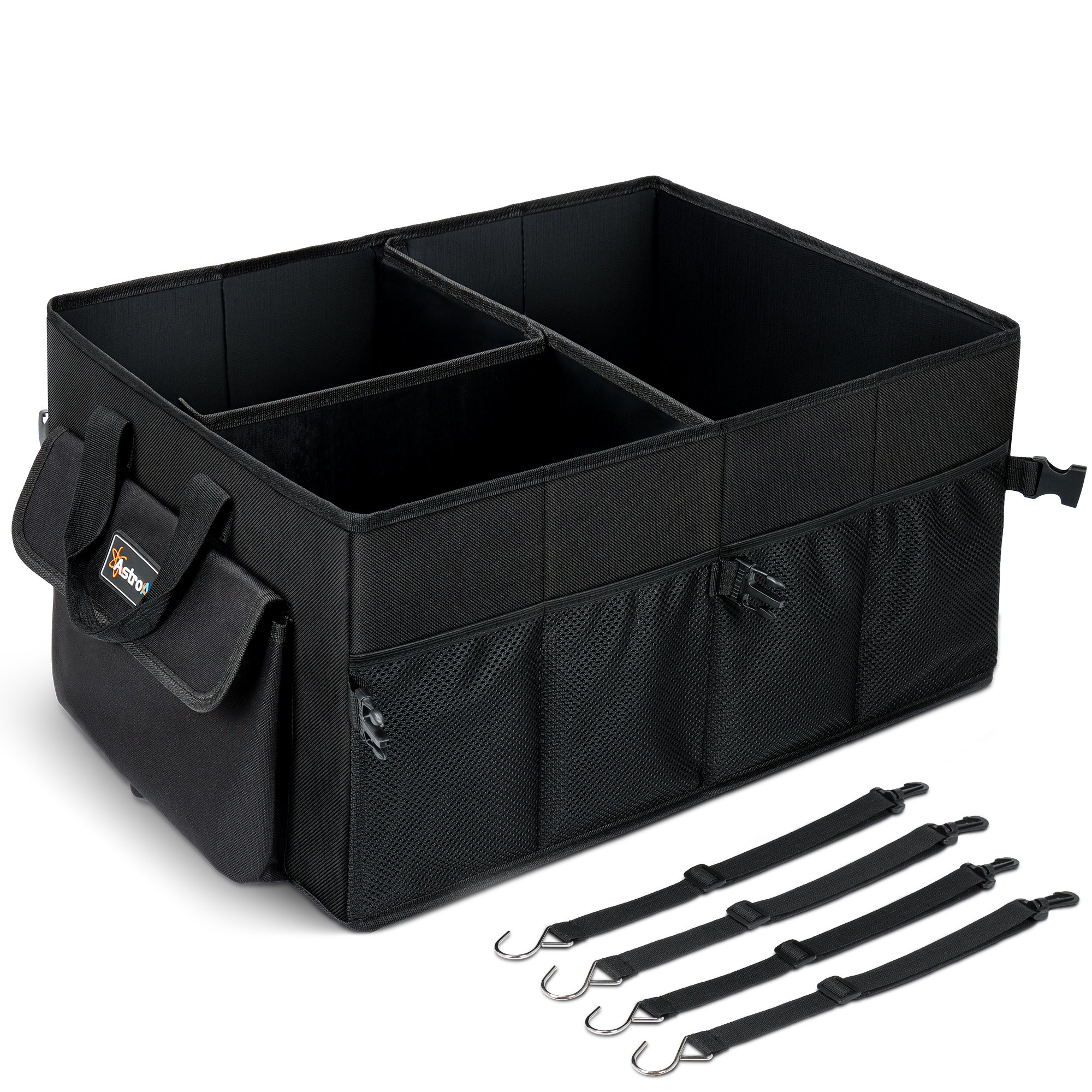 Astroai Car Trunk Organizer Storage For SUV, Truck, Pickup, Collapsible