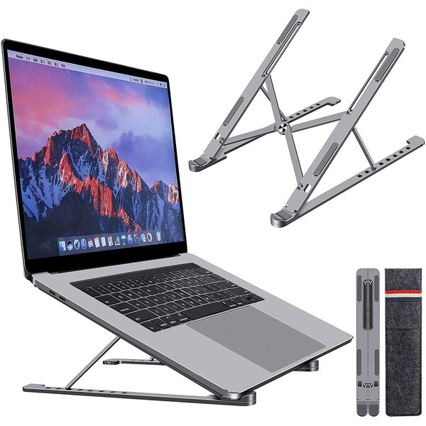 Martin Luther King Junior Roman Fitness GoodDogHousehold Laptop Stand, Foldable Desktop Holder, Portable Computer  Laptop Mount Aluminum Laptop Riser With 8 Levels Height Adjustment, For  Macbook Air Pro, Dell XPS, HP, Lenovo, Fits Up To 17.3" | Wayfair