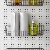 Details about   4 Pack Pegboard Baskets 4 Size Pegboard Baskets Bins Set for Organizing Tools 
