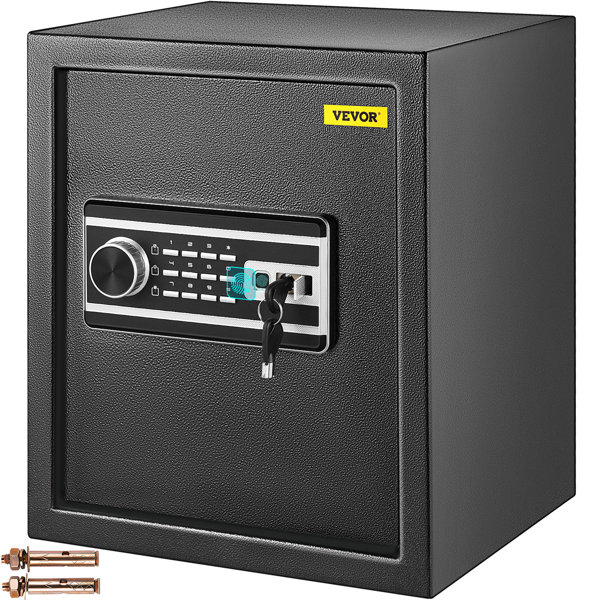 Details about   Security Lock Box Small Travel Home Money Secure Steel Solid Heavy Duty Black 