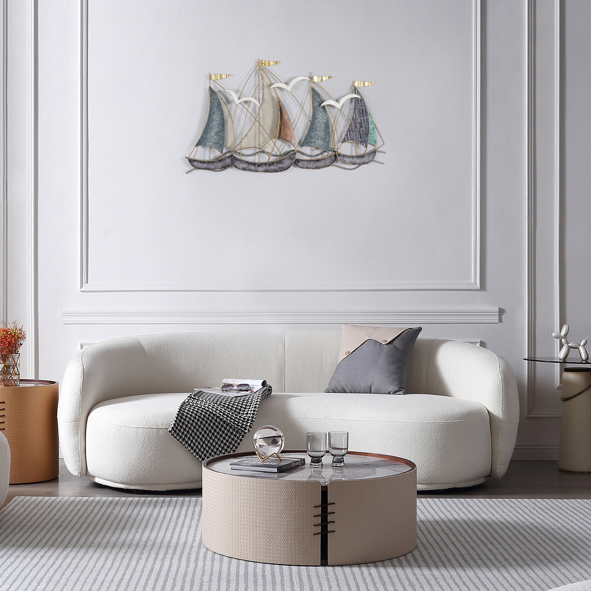 Breakwater Bay 3D Metal Ship Wall Décor Wayfair