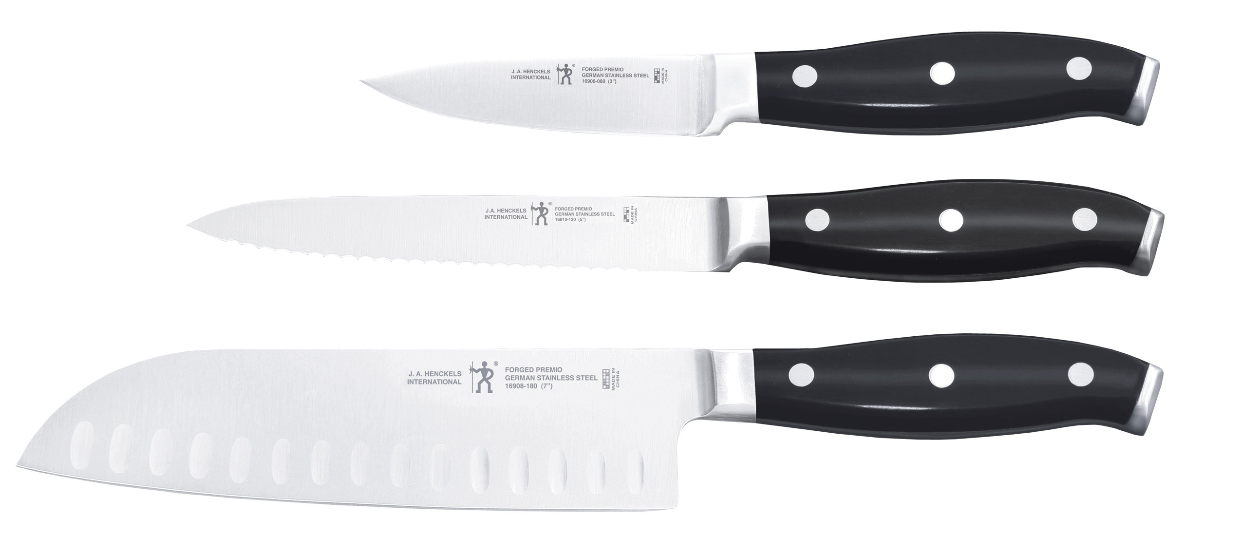 Henckels Premio 3 Piece Stainless Steel Assorted Knife Set & Reviews Wayfair