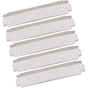 4pcs Barbecue Grill Replacement Heat Plate Tent Shield Stainless Steel Durable 