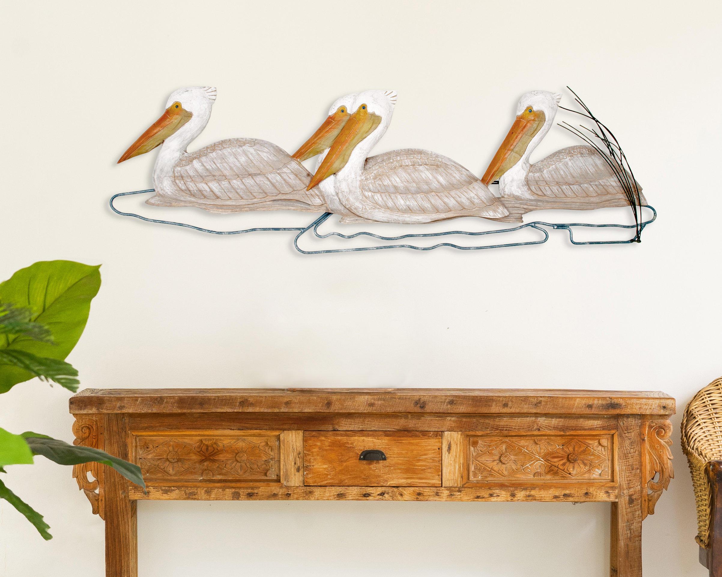 Rosecliff Heights Pelicans Swimming Wall Décor Wayfair