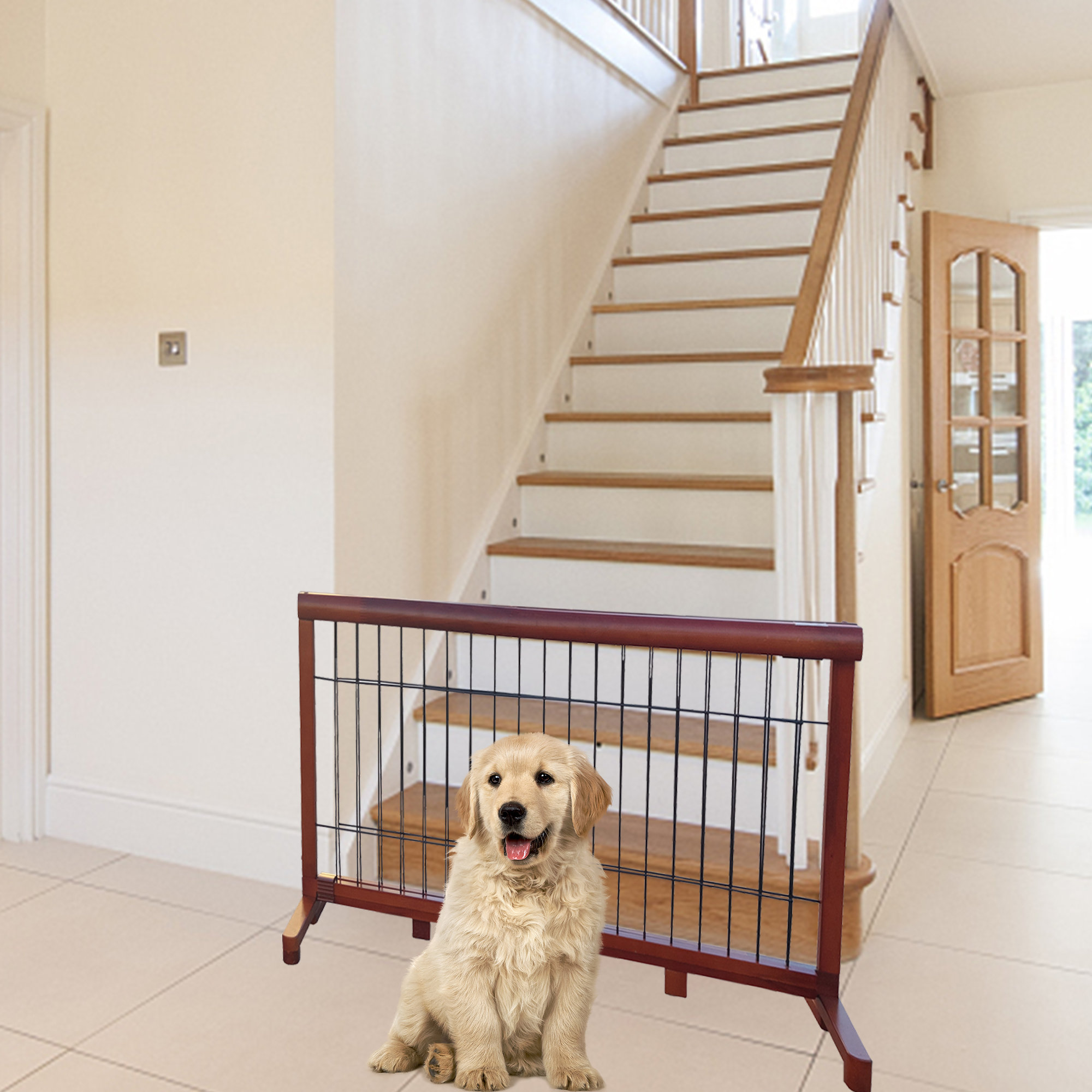 Tucker Murphy Pet™ Cyaire Free Standing Pet Gate Wayfair