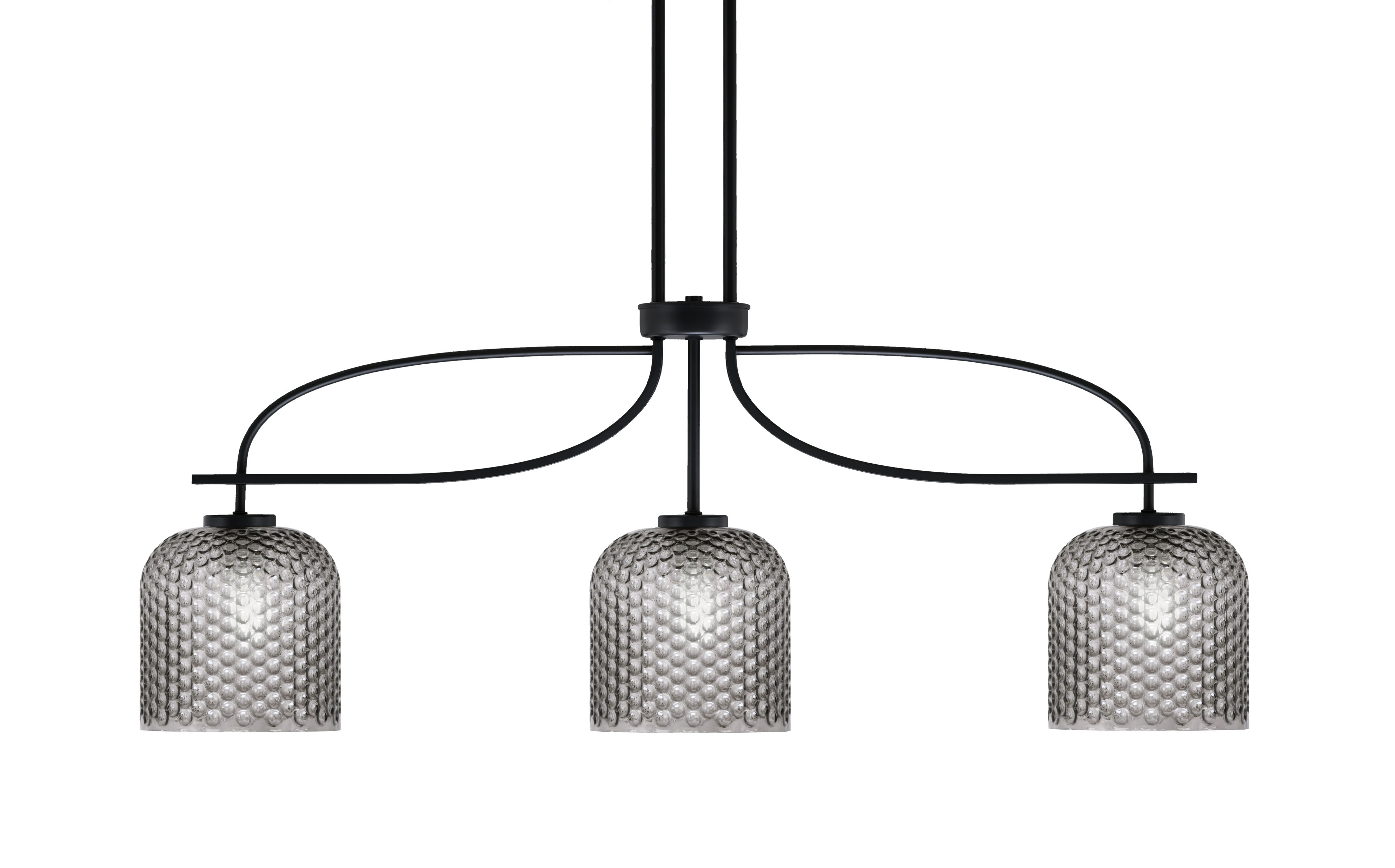 Brayden Studio® Evry 3 Light Matte Black Kitchen Island Pendant Wayfair