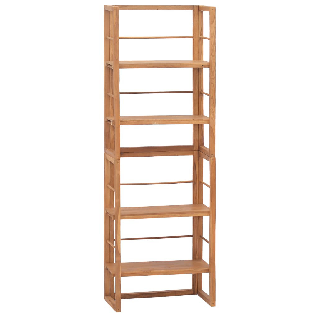 Loon Peak® Aashild Solid Teak Shelving Unit Wood Wayfair
