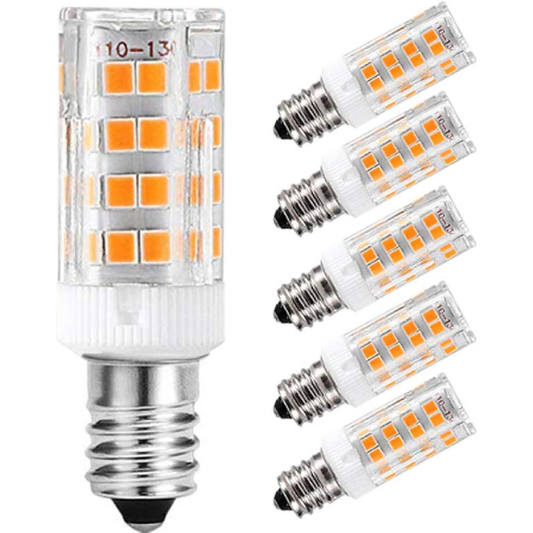 5 Watt (40 Watt Equivalent), T6 LED, Dimmable Light Bulb, Warm White  (3000K) E14/European Base